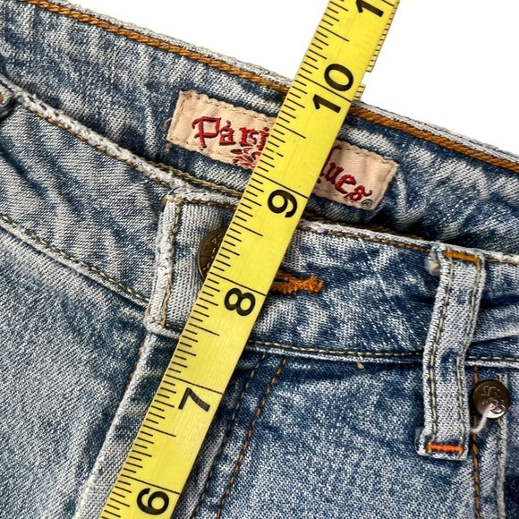 Vintage Y2K Light Blue Flare Leg Denim Low Rise Jeans 7 - Picture 10 of 16